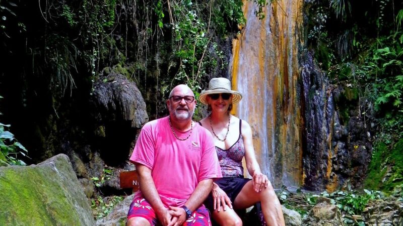 Sulphur Springs St Lucia waterfalls